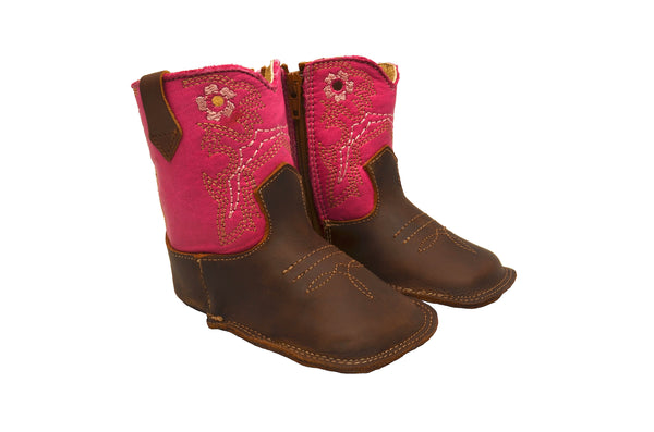 Redhawk Baby Boots Fuchsia Everyday Western