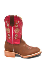Load image into Gallery viewer, Redhawk Kids Boot - Fuchsia Bouquet
