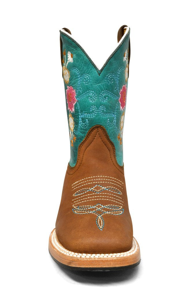 Redhawk Kids Boot - Turquoise Bouquet